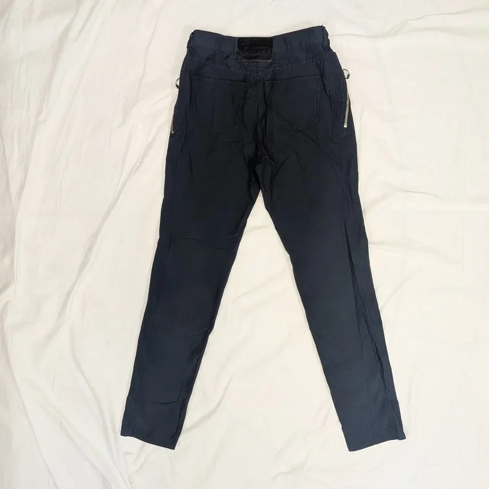 Gucci navy 100% cotton jogger pants, Italian size 42